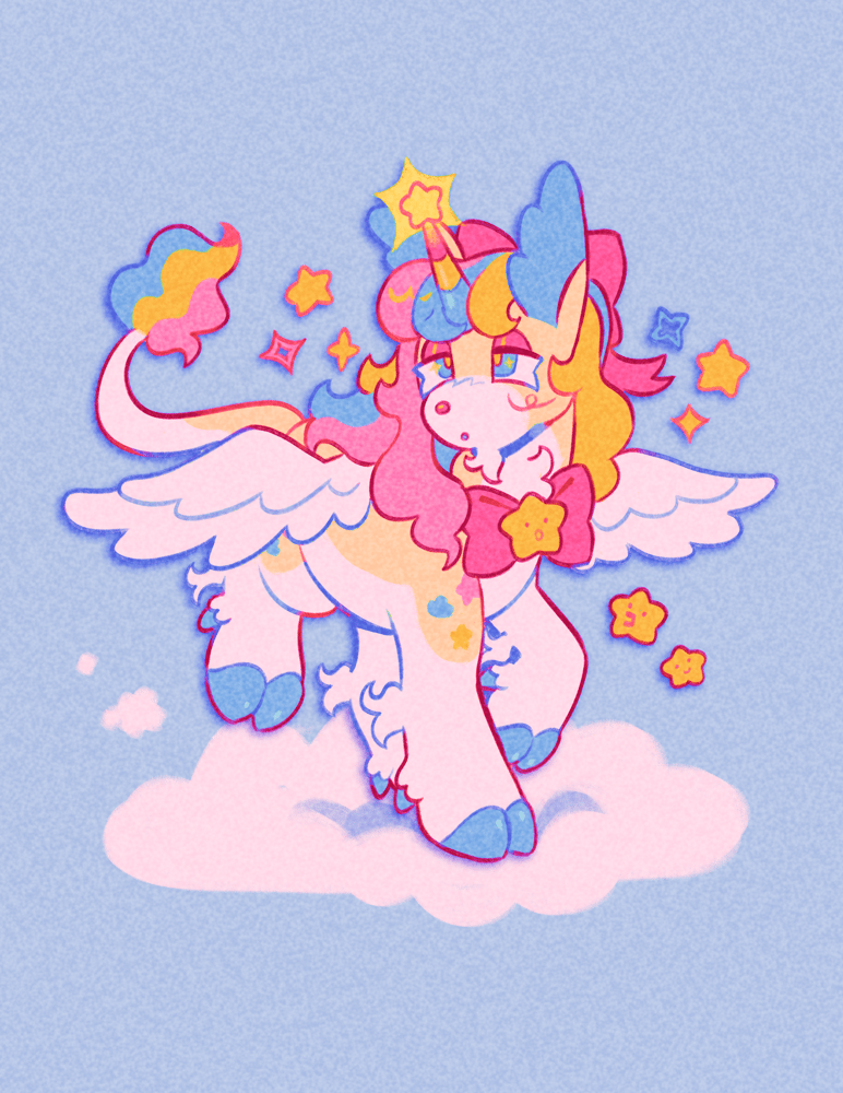 Image of Cloud Jumper Print