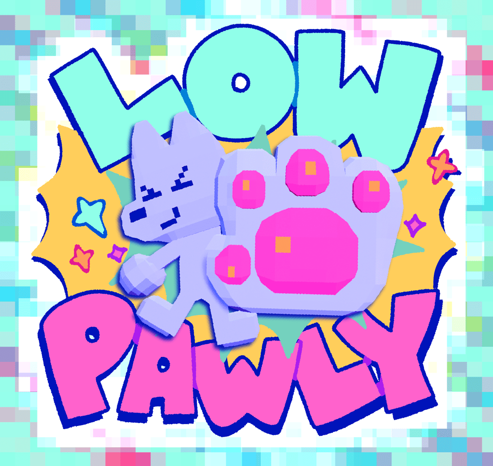 Image of Low Pawly Print