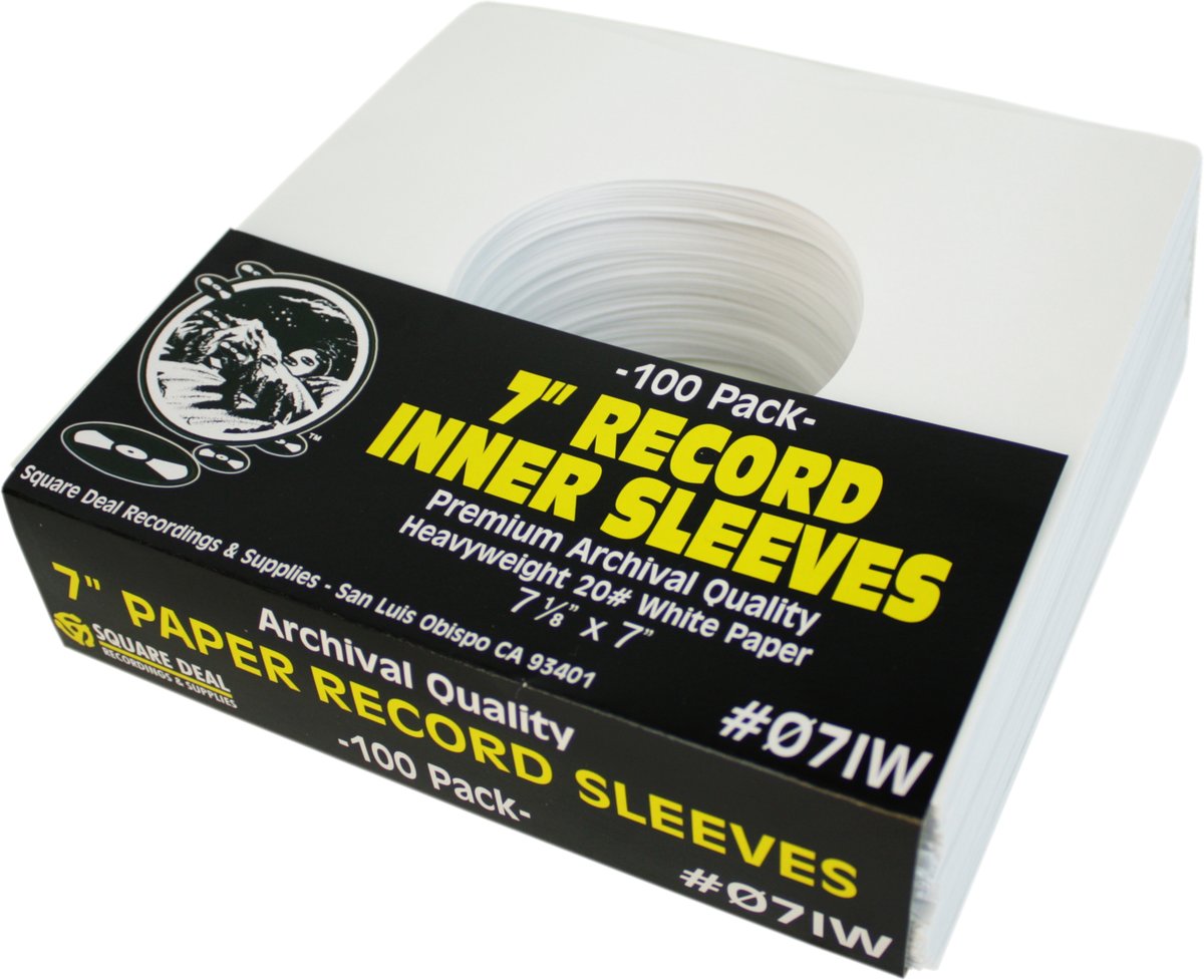 Image of 7" Record Inner Sleeves (10ct)