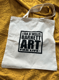 IDA B WELLS BARNETT ART FOR LIFE TOTE BAG