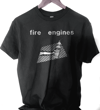 Fire Engines band t shirt Scottish post punk Postcard records Candyskin