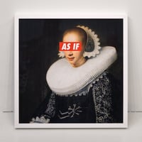 Image 1 of 'AS IF' - 25.5" X 25.5" - Premium Print (Framed)