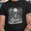 SYSTEM SYN Skull Synth shirt (black and white)
