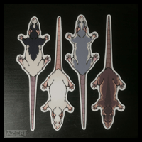 Image 3 of Rat - Poseable Magnets