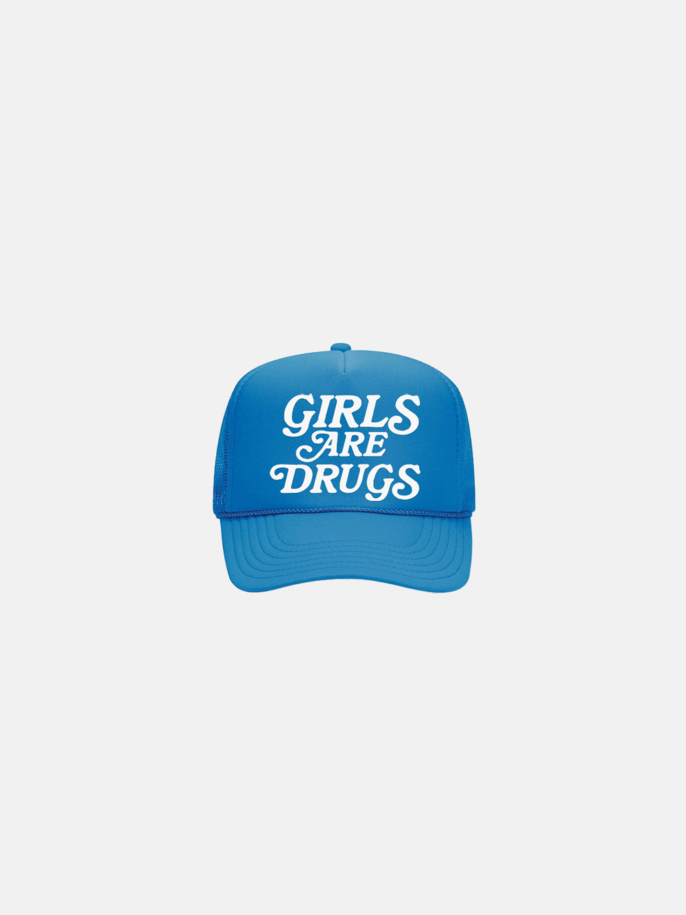 Image of GIRLS ARE DRUGS® TRUCKERS - "CAROLINA BLUE"