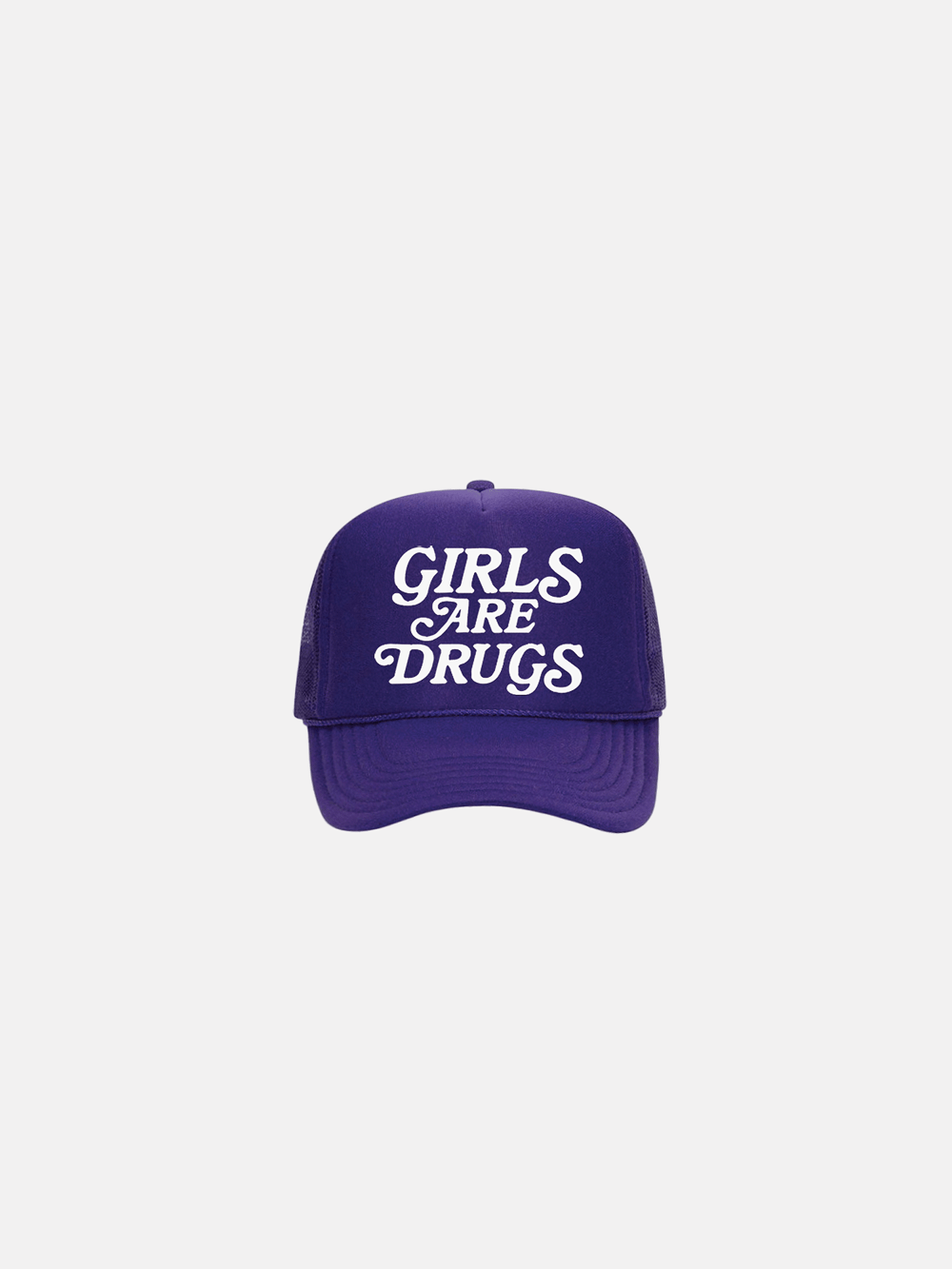 Image of GIRLS ARE DRUGS® TRUCKERS - "COURT PURPLE"