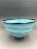 Swirly blue bowl