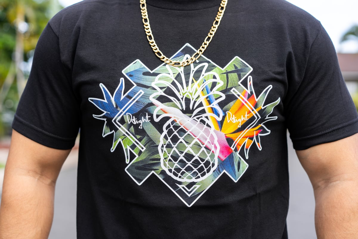 Pineapple Paradise 2023 Black T-shirt
