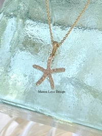 14k diamond starfish necklace 