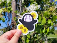 Sunflower No Face Sticker