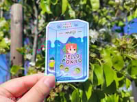 Hello Ponyo Sticker