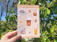 Image 1 of Autumn Drinks Sticker Sheet