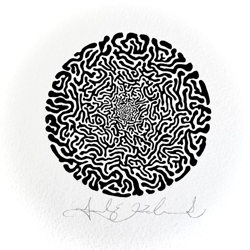 Image of Ink Drawing Circle 