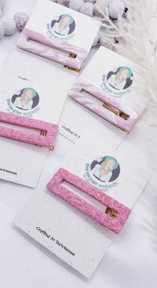 Image of Pink Hair Clips