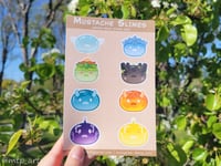 Mustache Slimes Sticker Sheet | Genshin Impact