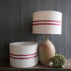 Pair of Medium Lampshades - Red - MRP17