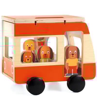 Image 1 of Minicombi wooden camper van toy