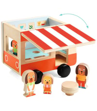 Image 2 of Minicombi wooden camper van toy