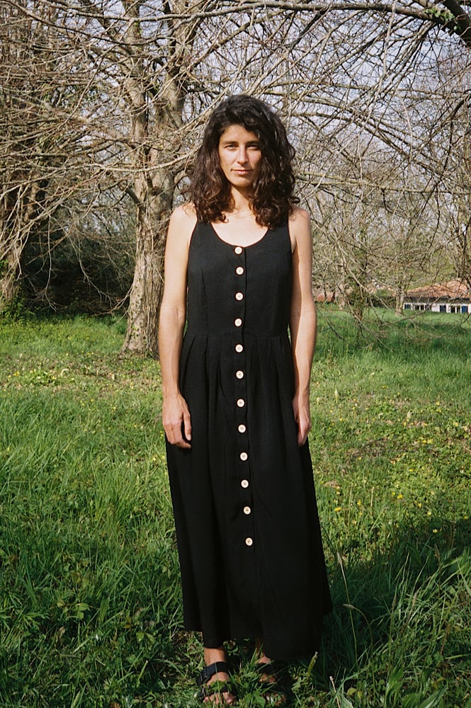 Image of JILLY dress 2 fabrics IVORI Antes 129€