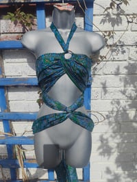 Image 1 of MYLA Tassel Top greens and blues