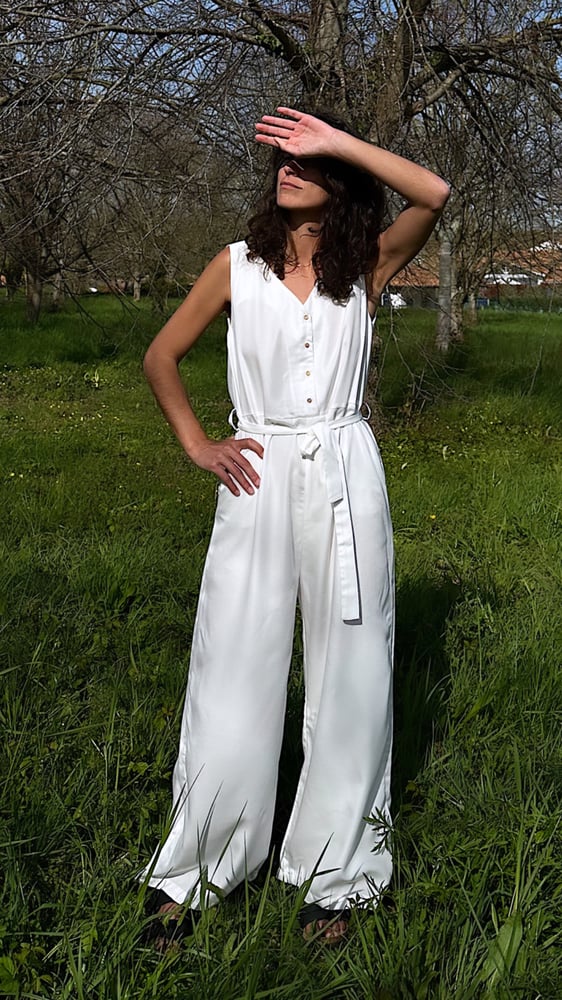 Image of CLAIRE jumpsuit IVORI