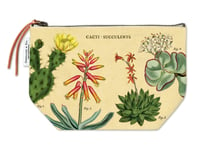 Cavallini & Co. Cacti & Succulents Vintage Style Canvas Pouch