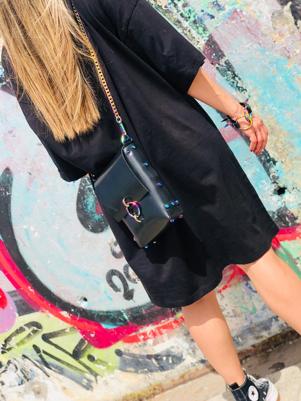 HARDCORE RUBBER RAINBOW POUCH