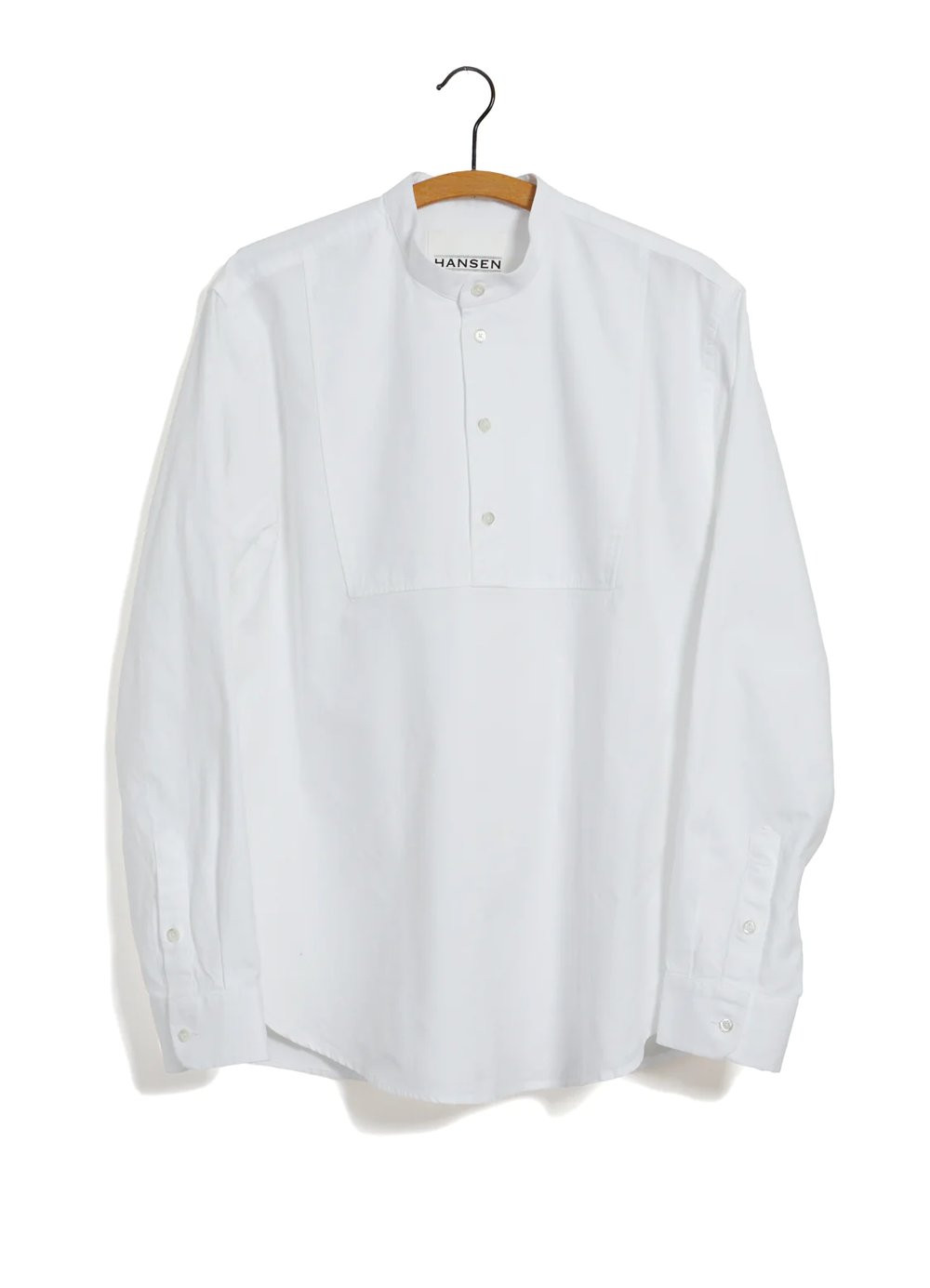 Hansen Garments RIKARD | Loose Fit Pull-on Shirt | white