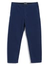 Hansen Garments TRYGVE | Wide Cut Cropped Trousers | work blue