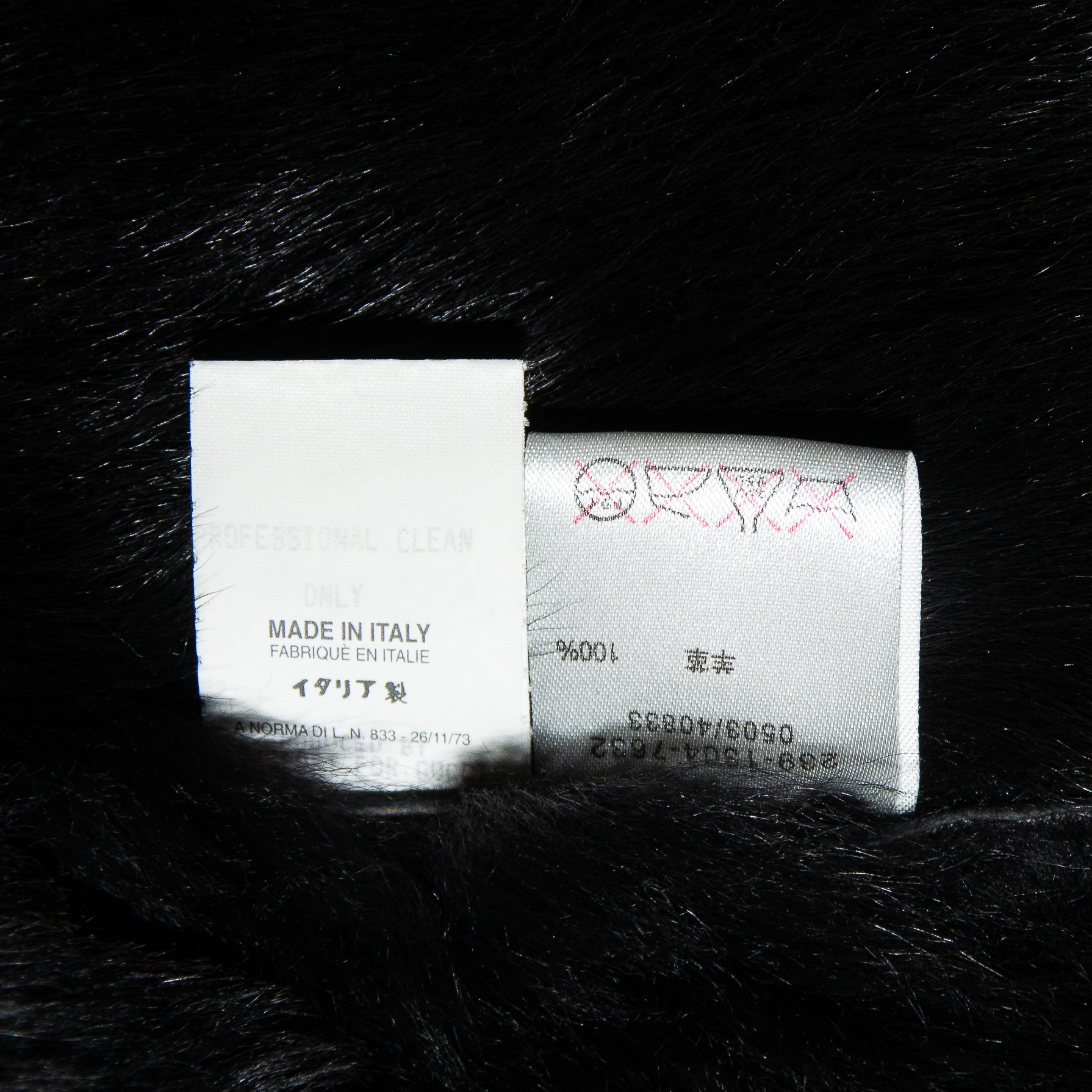 Image of Gucci by Tom Ford 1998 Shearling Jacket Black