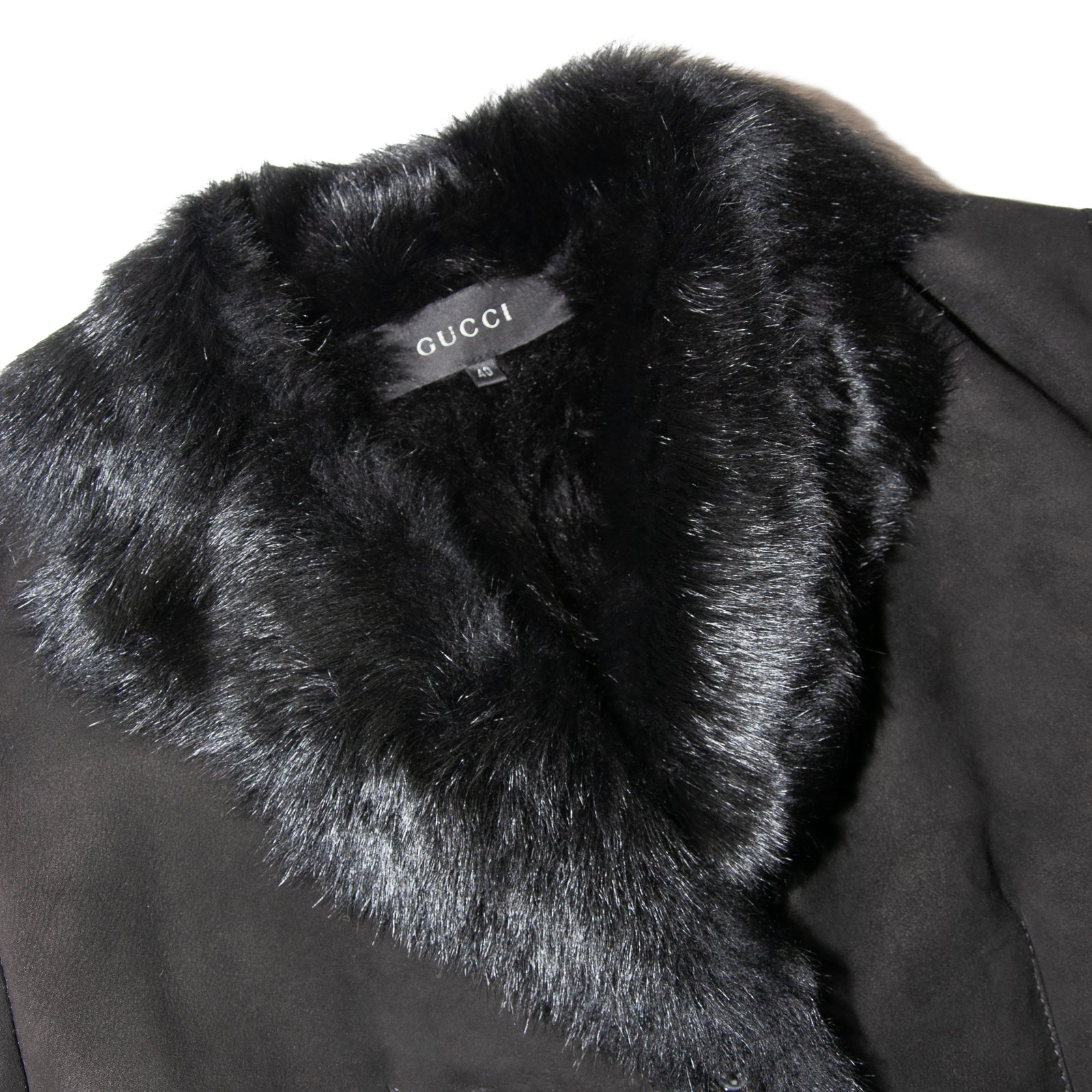 Gucci by Tom Ford 1998 Shearling Jacket Black † Ruder Than The Rest