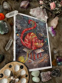 Image 1 of Craft Cat Art Print