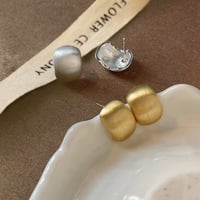 Image 1 of ALICIA EARRINGS 拉丝耳饰