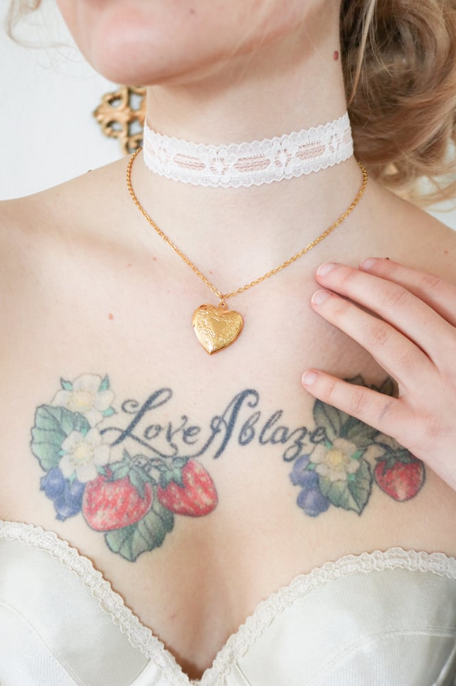 Image of The Little Princess Locket Choker 