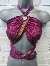 Image 1 of MYLA tassel top purples 