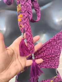 Image 4 of MYLA tassel top purples 