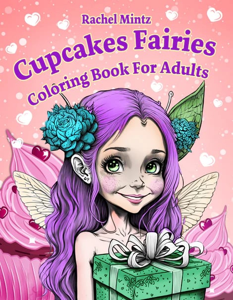 Cupcakes Fairies - Cute Adorable Girls & Sweet Desserts (PDF Book)
