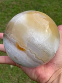 Image 6 of Flower Agate Crystal Sphere #1350
