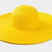 Beach Hat Yellow 