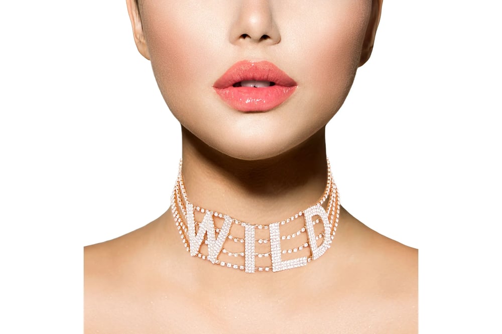 Image of WILD Rhinestone Choker