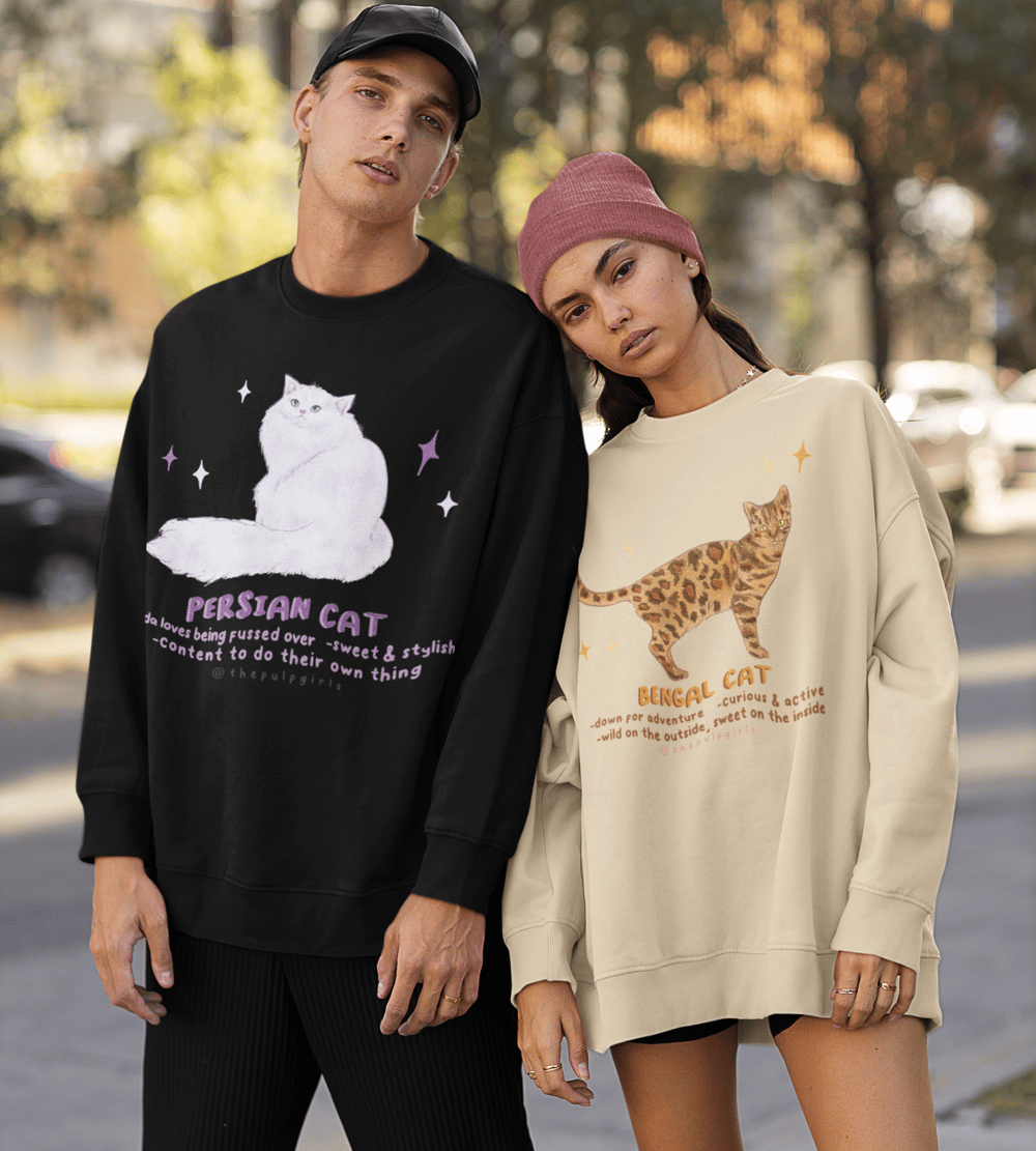 Image of CAT LOVERS CREWNECK