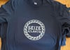 Seize Atlantis Short Sleeve (Navy Blue w/White shield text)