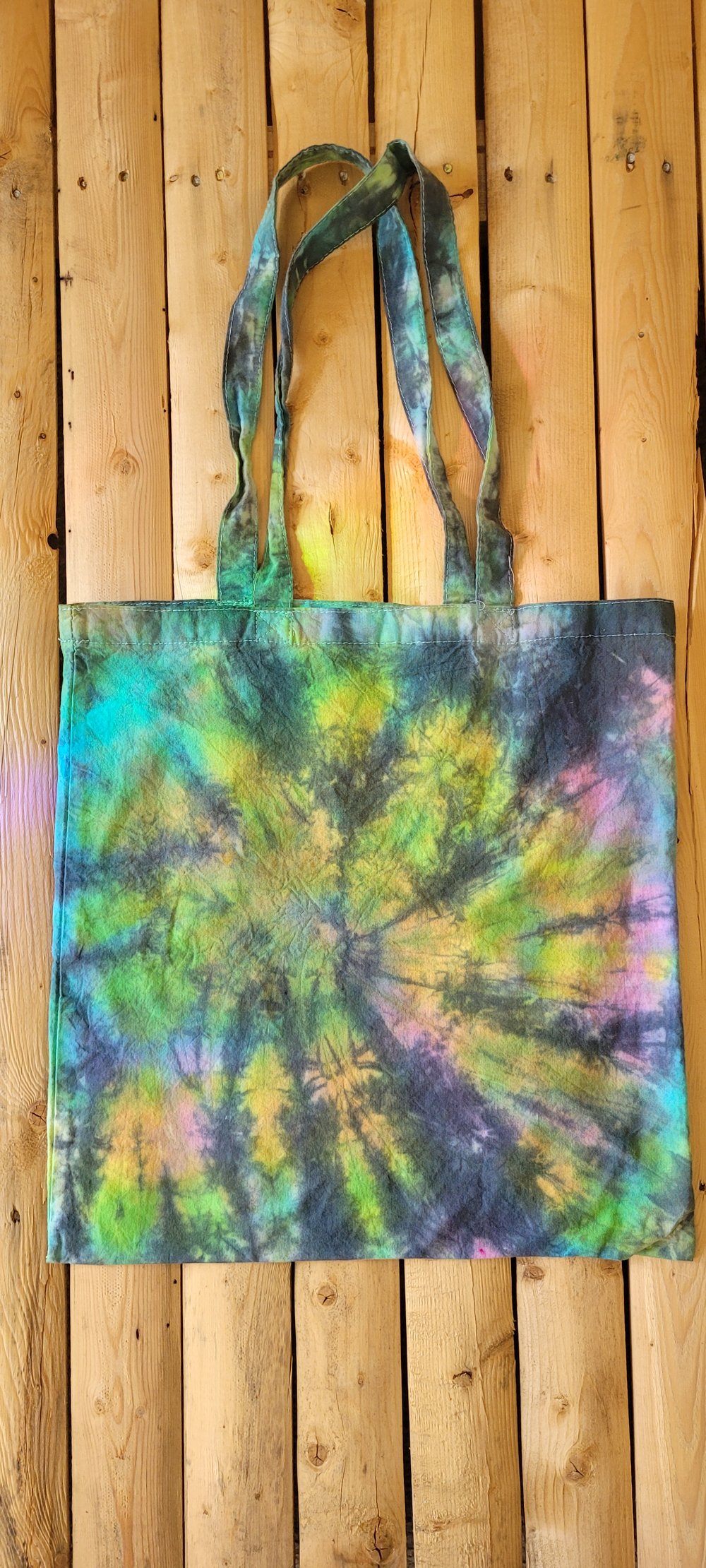 Image of Tie dyed Tote bag 16x15   cotton  #3