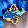 Galaxy Whale Shark Enamel Pin