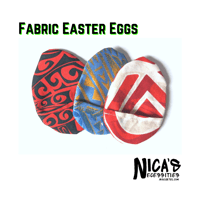 Fabric Easter Eggs