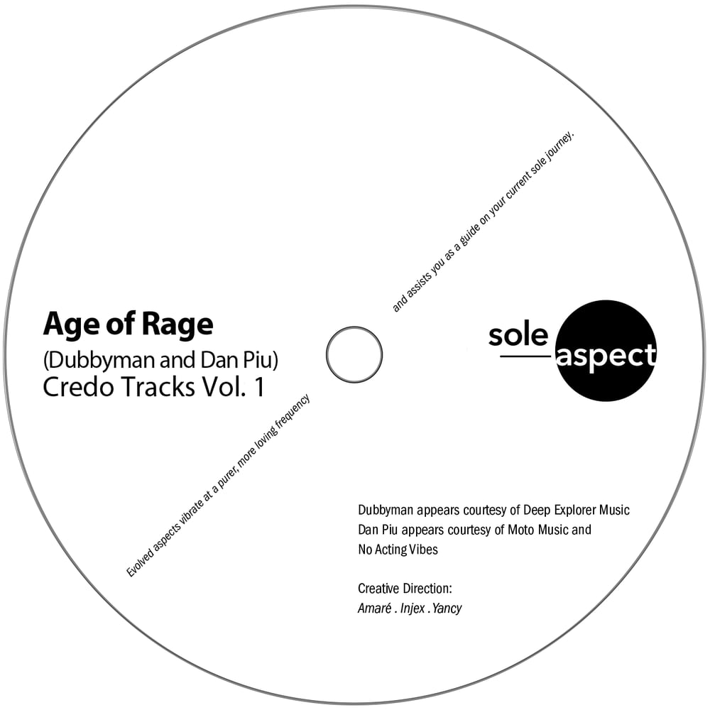 SA003: Age of Rage - Credo Tracks Vol. 1 EP 12"