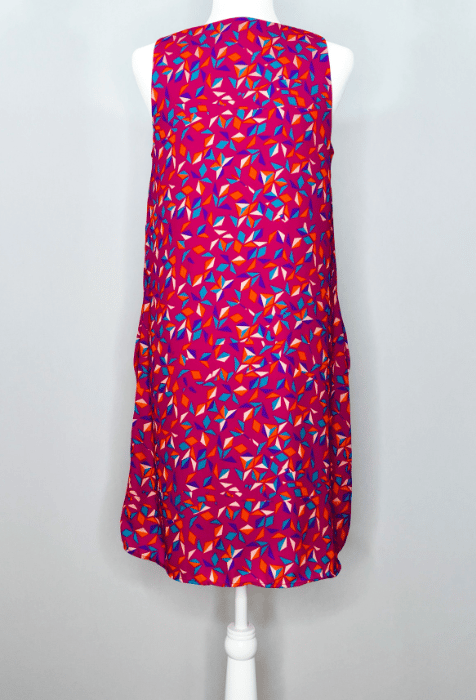 Image of A Line Dress in Abstract Origami