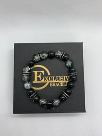 Image 2 of Black and Glass Crown w/Accents
