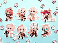 Sakura Inazuma Die-cut Stickers