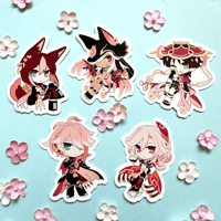 Sakura Sumeru Die-cut Stickers